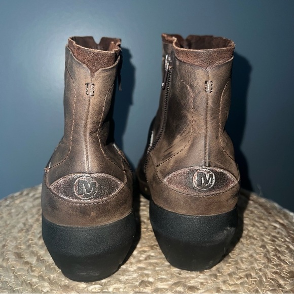 Merrell Luxe Mid Wrap Clog Booties - Picture 5 of 10